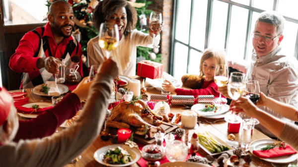 Família reunida na Ceia de Natal