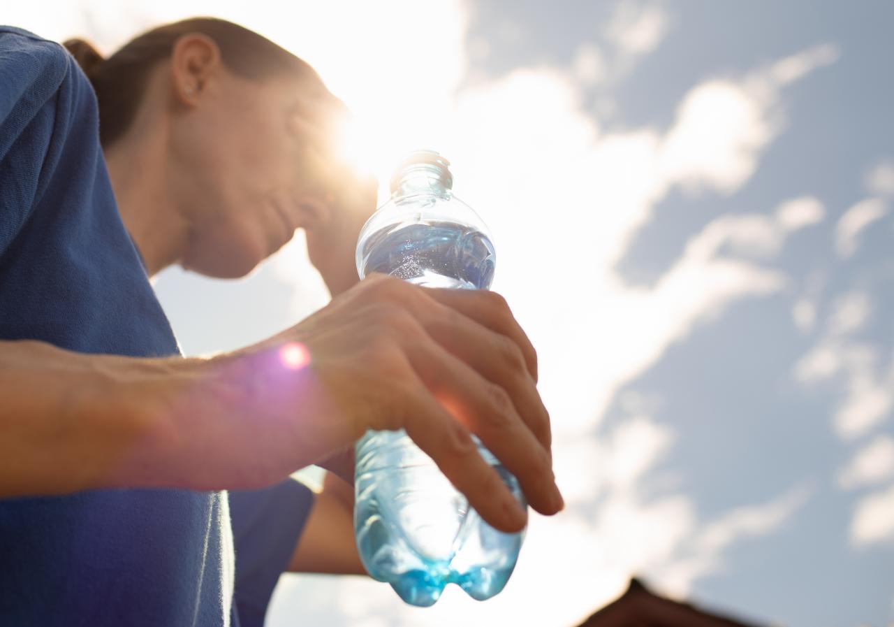 Imagem de pessoa com calor