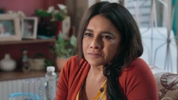 Imagem de Ligia, personagem da novela Três Graças
