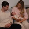 Família com bebê gerado após transplante