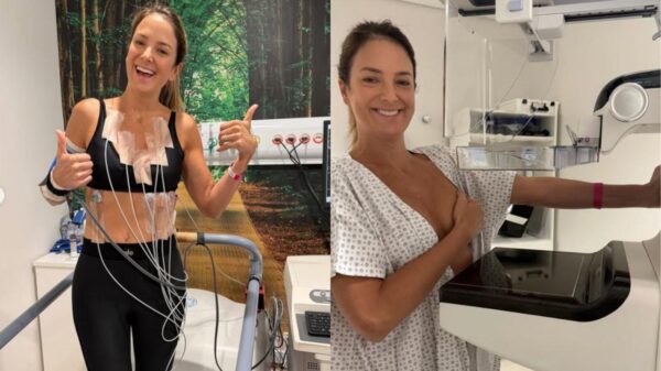 Ticiane Pinheiro faz mamografia