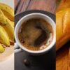 Banana, café e pão