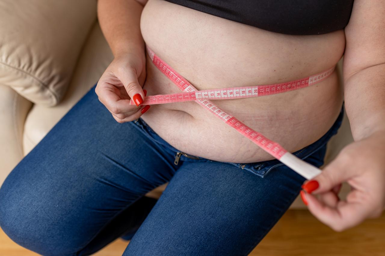 Pessoa com risco de obesidade